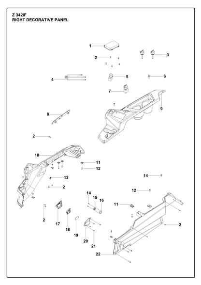 Husqvarna 548477101 onderdelentekening - positie 17