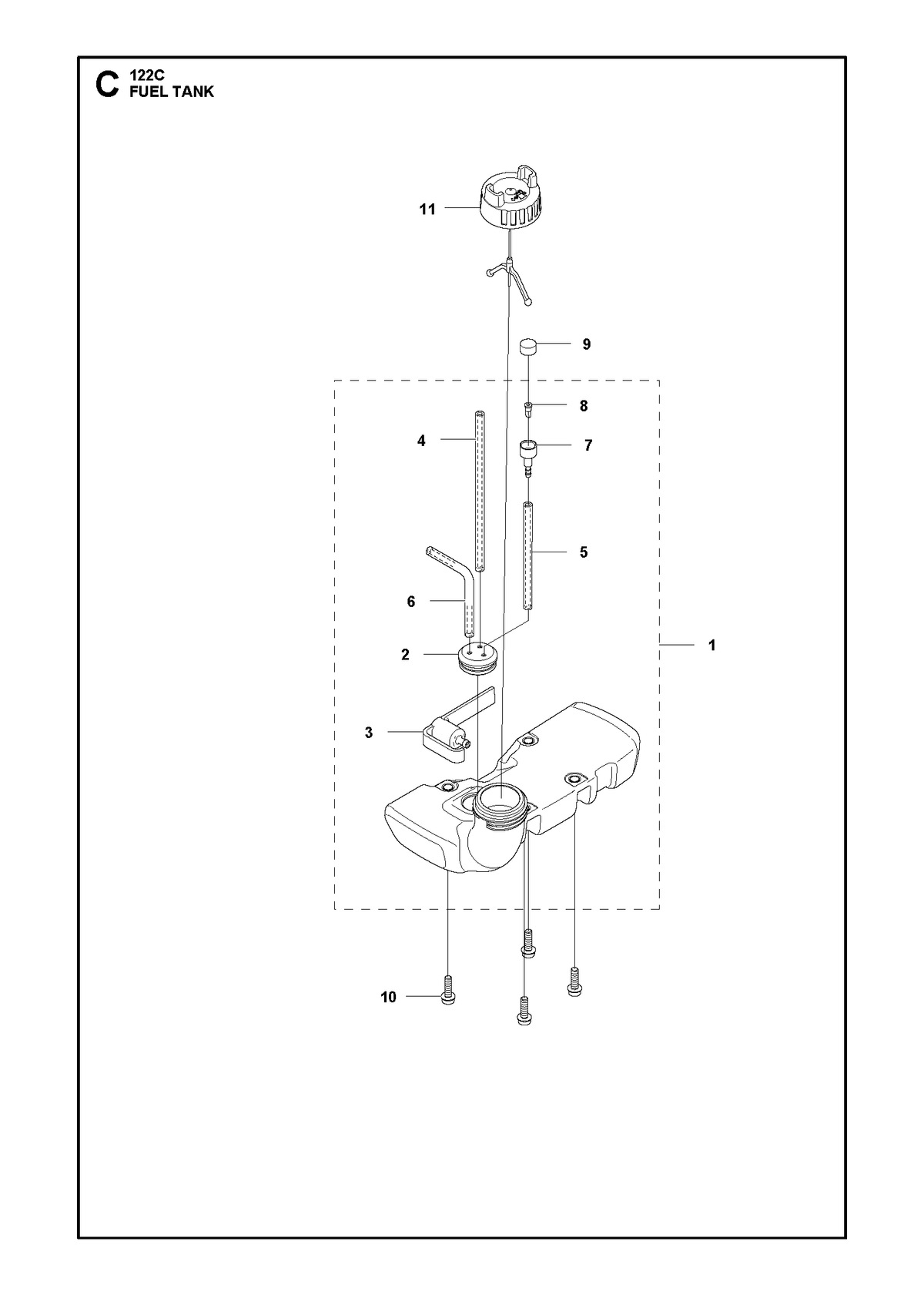Husqvarna 578975603 onderdelentekening - positie 6
