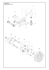 Husqvarna 504118001 onderdelentekening - positie 15