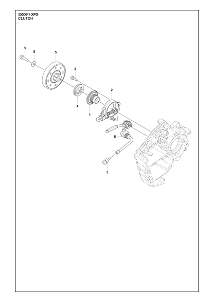 Husqvarna 503230035 onderdelentekening - positie 8