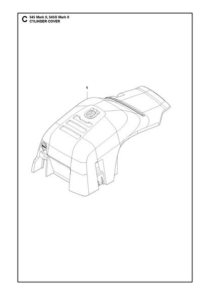 Husqvarna 591493401 onderdelentekening - positie 1