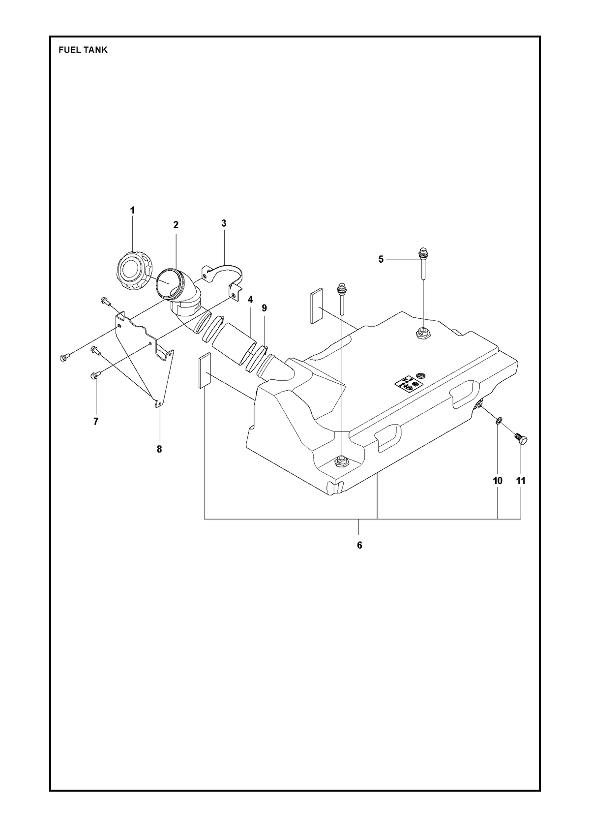 Husqvarna 581129101 onderdelentekening - positie 5