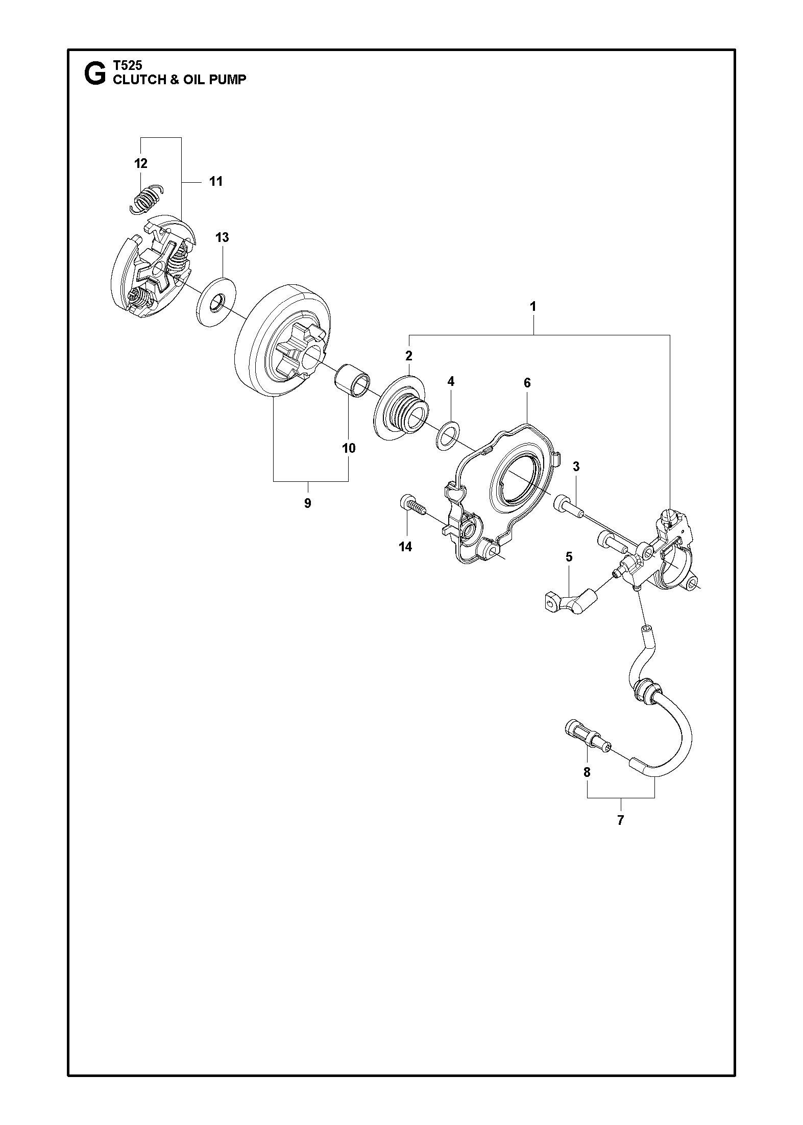 Husqvarna 511044501 onderdelentekening - positie 11