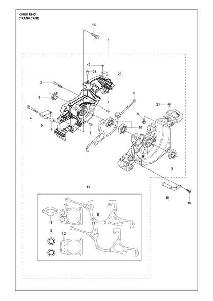 Husqvarna 506349101 onderdelentekening - positie 15