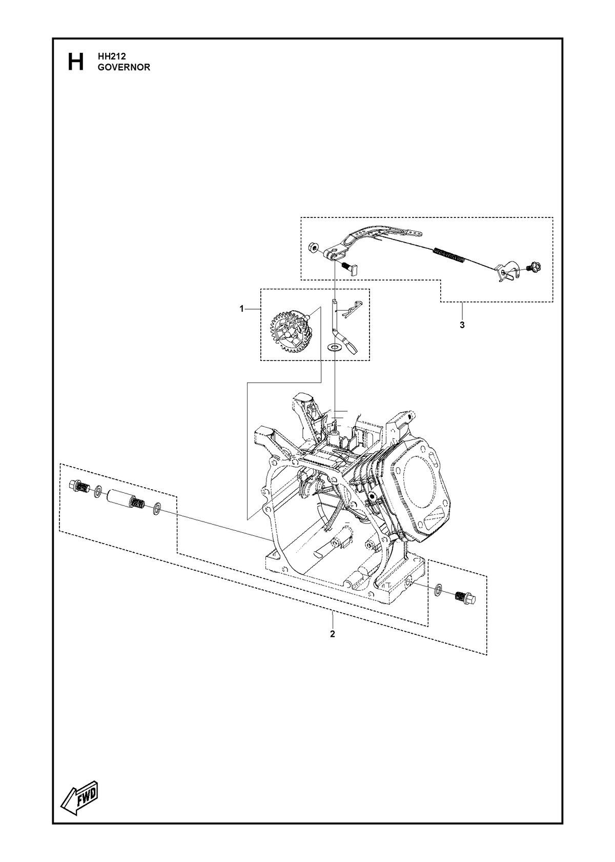 Husqvarna 598684424 onderdelentekening - positie 3