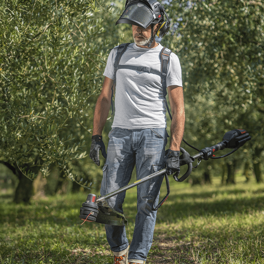 Kress KG161.9 Grastrimmer 60V 41 cm (Carbon Fiber, zonder accu en lader)-keizers.nu