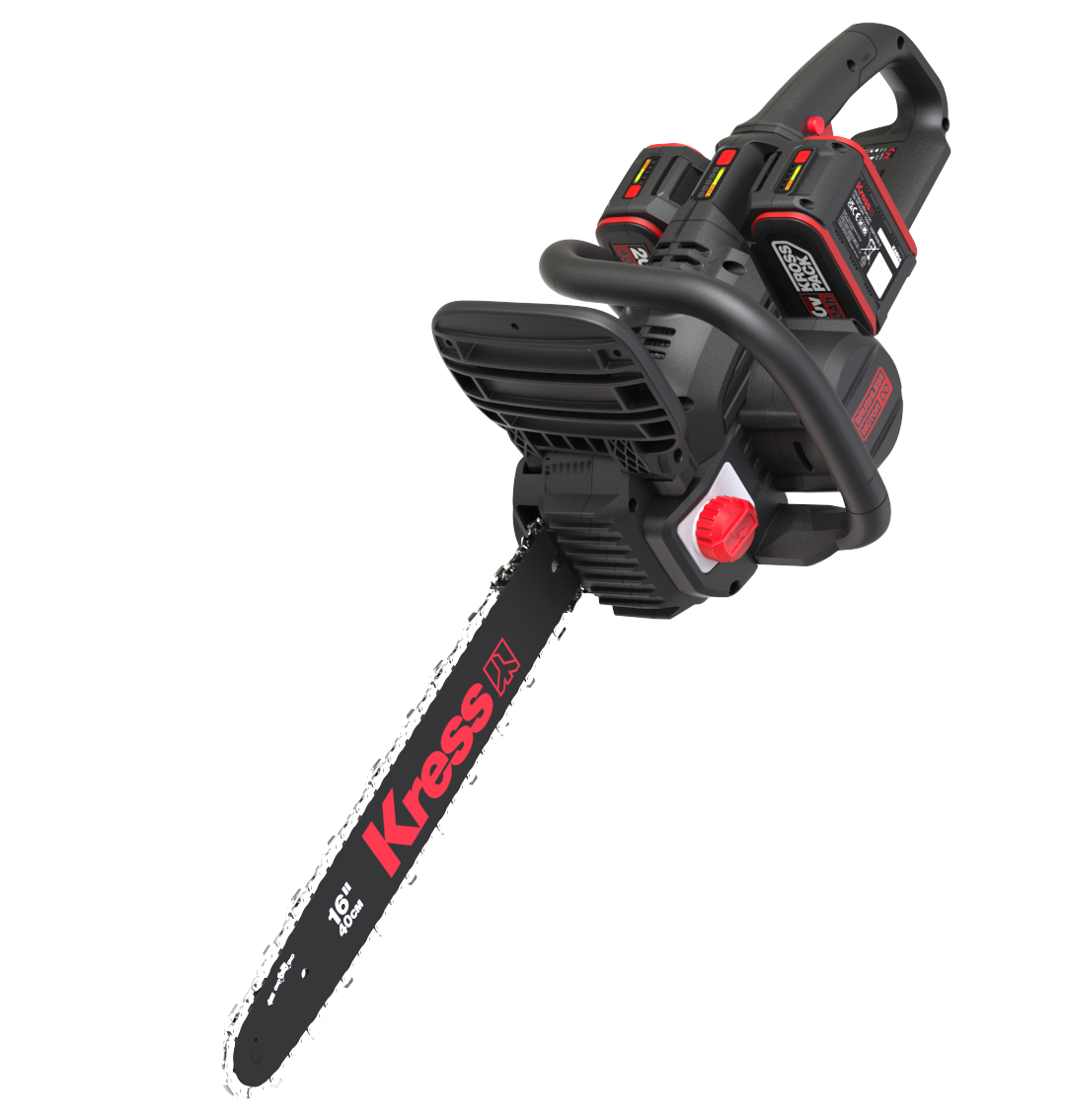 Kress KG347E.9 40V kettingzaag 40 cm set met 2 accu's en lader