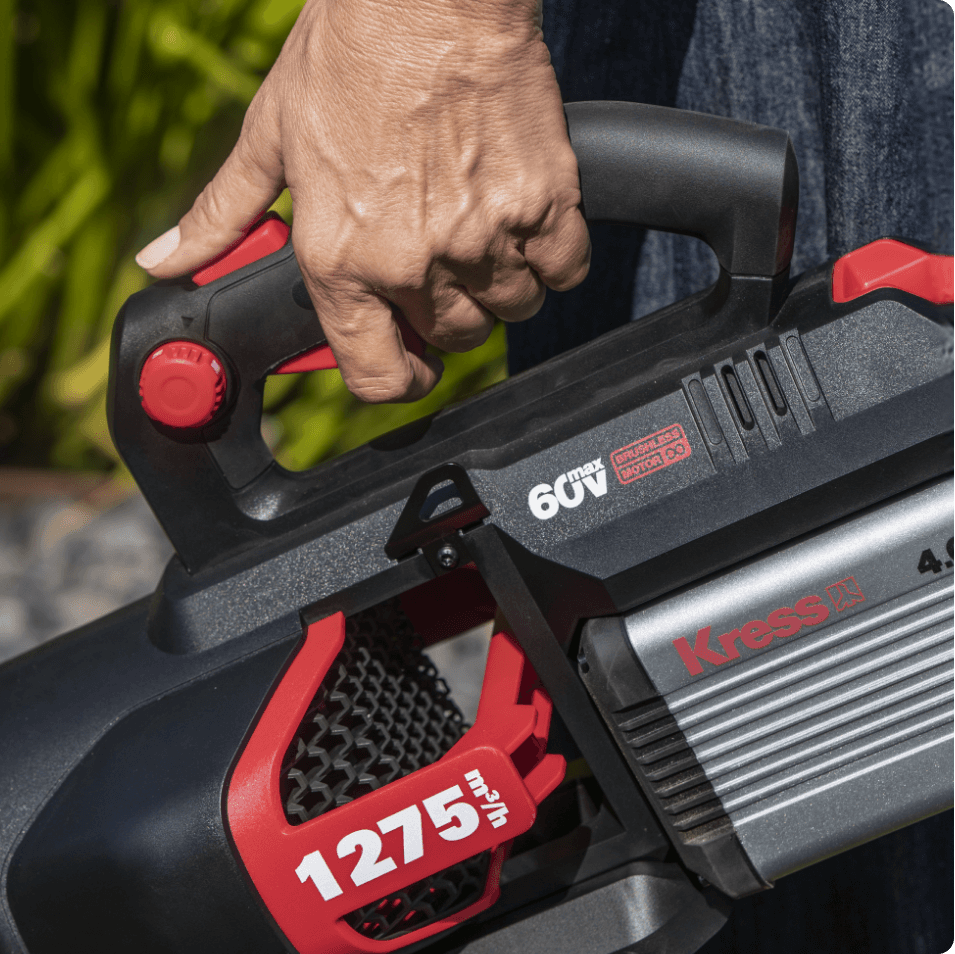 Kress KG560E.9 60V bladblazer set met accu en lader
