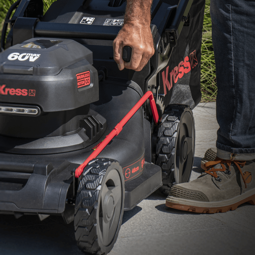 Kress KG757E.9 Zelfrijdende Accu Grasmaaier 60V 46 cm (zonder accu en lader)keizers.nu