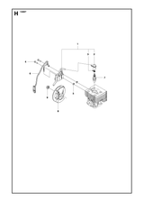 Husqvarna 504118501 onderdelentekening - positie 6