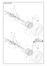 Husqvarna 580769401 onderdelentekening - positie 2