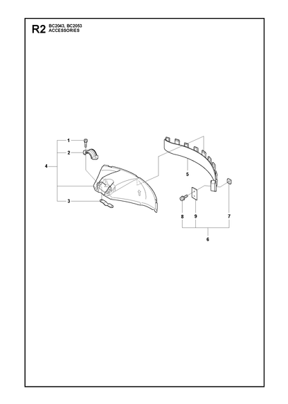 Husqvarna 523095401 onderdelentekening - positie 4
