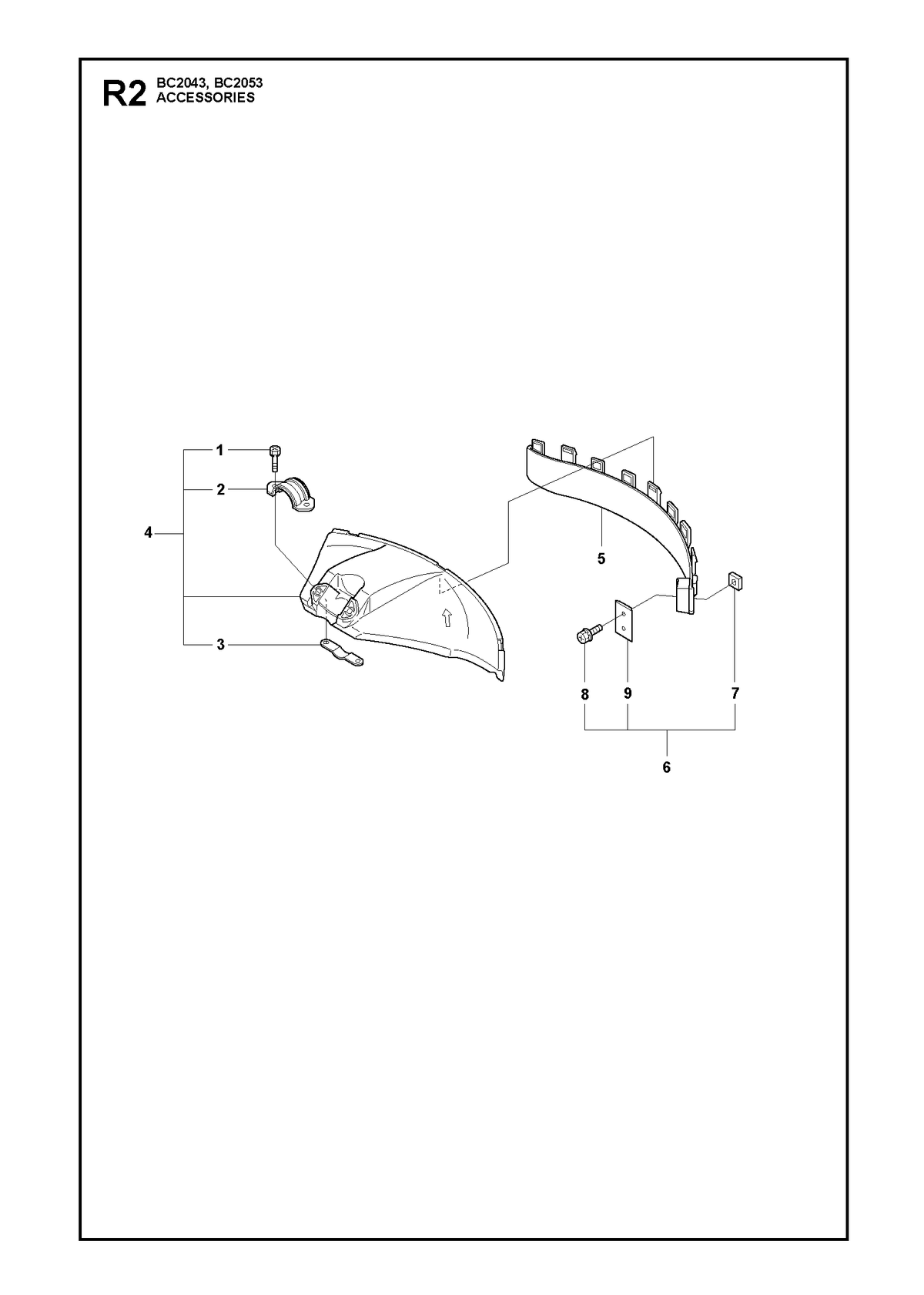 Husqvarna 523098201 onderdelentekening - positie 7
