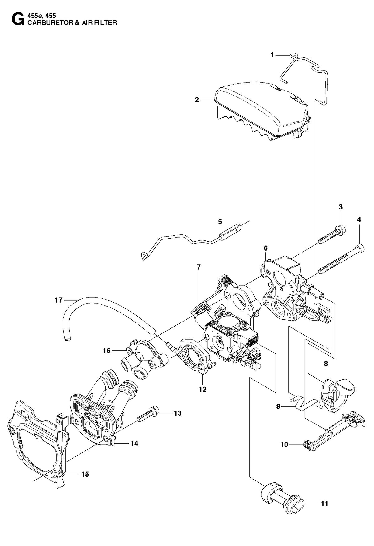 Husqvarna 537241401 onderdelentekening - positie 16