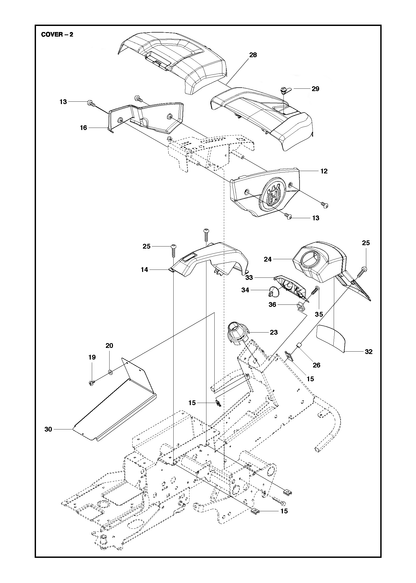Husqvarna 502637401 onderdelentekening - positie 12