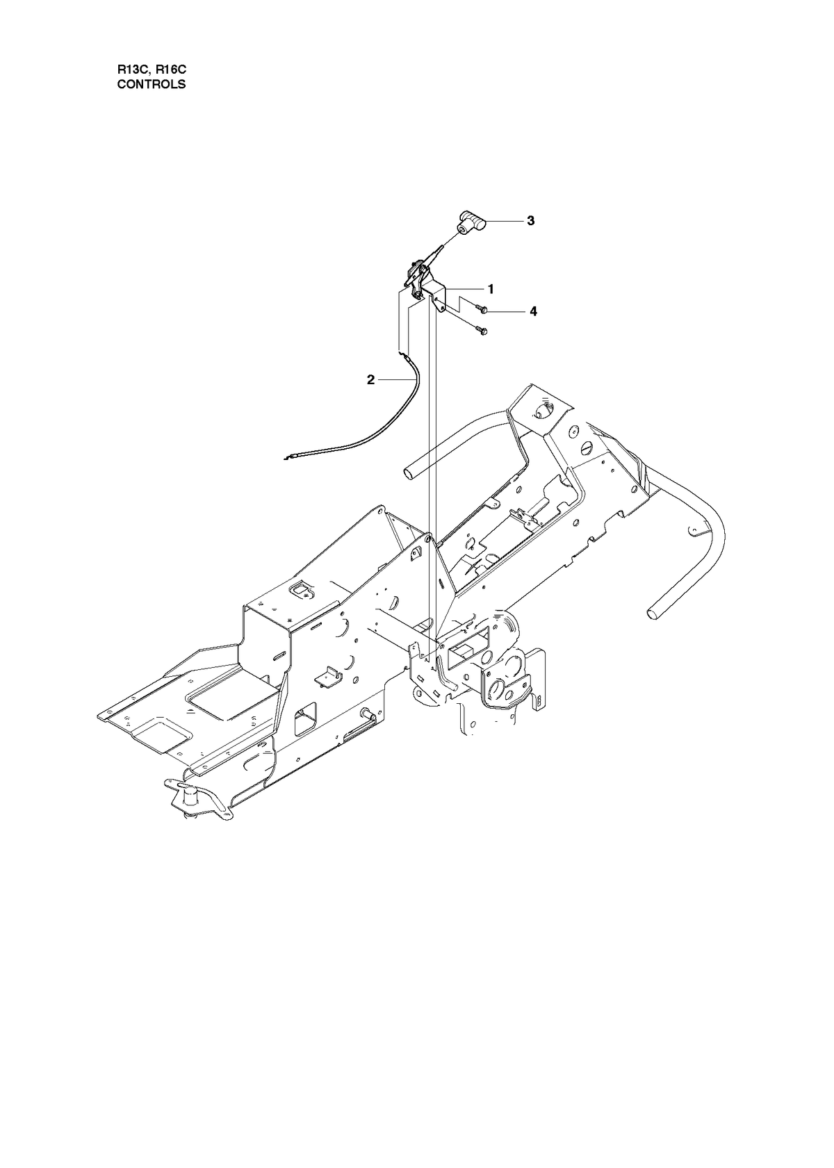 Husqvarna 544301501 onderdelentekening - positie 1