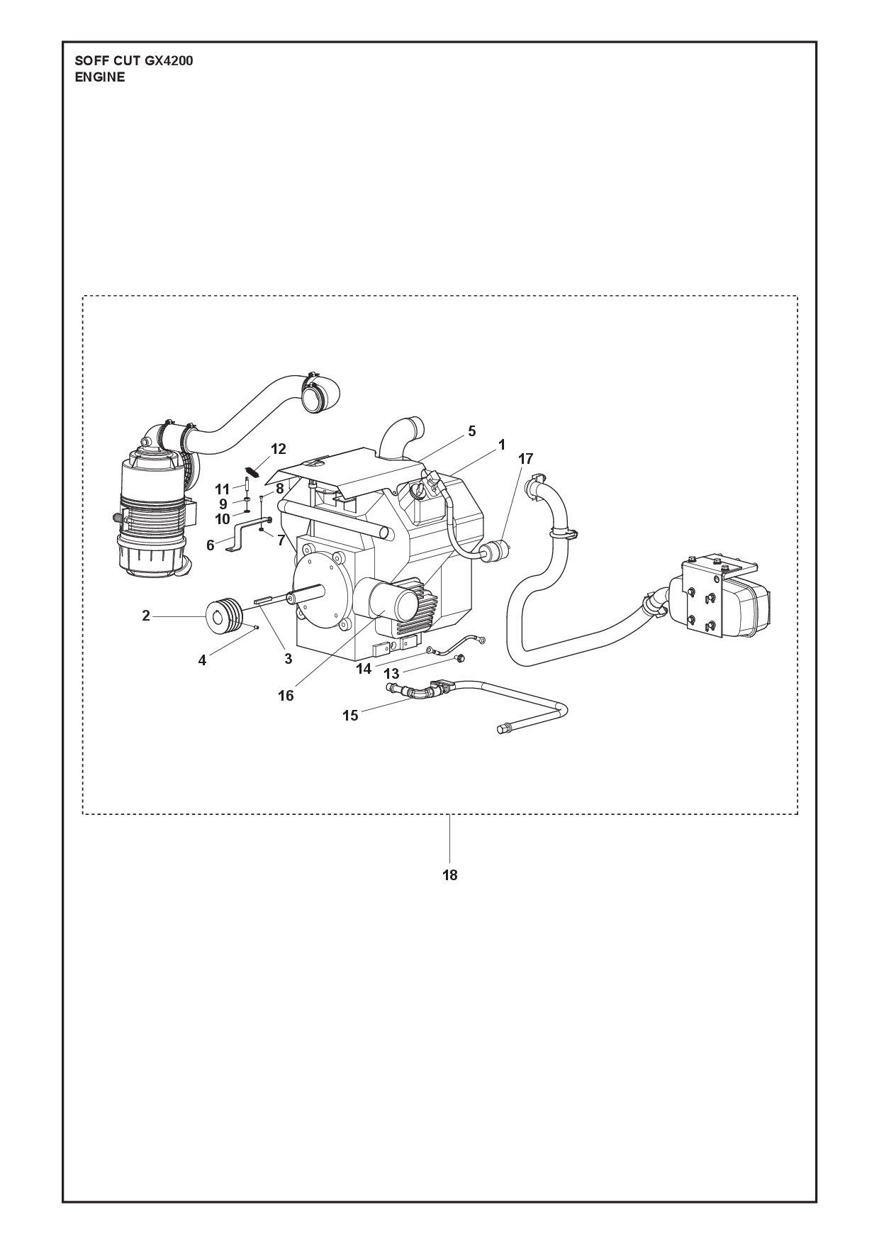 Husqvarna 505798201 onderdelentekening - positie 17