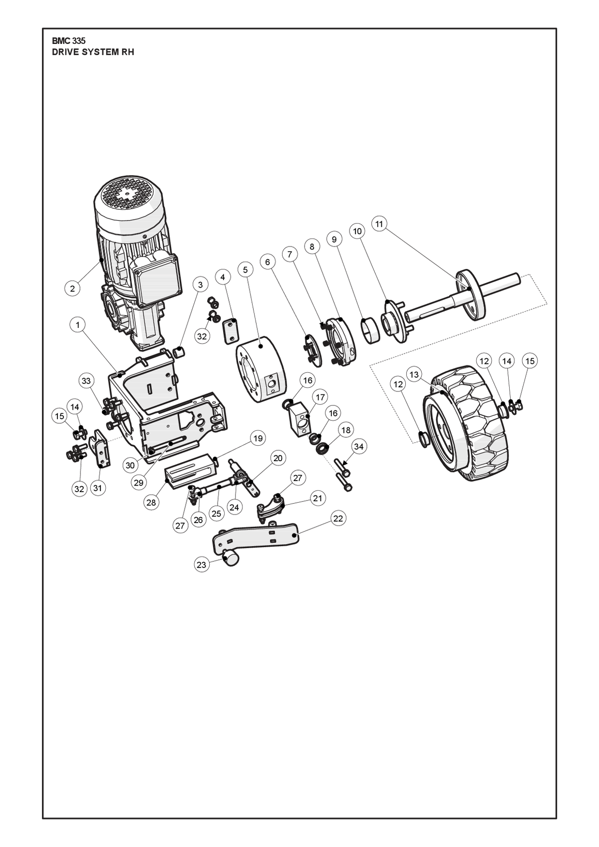 Husqvarna 534239701 onderdelentekening - positie 2