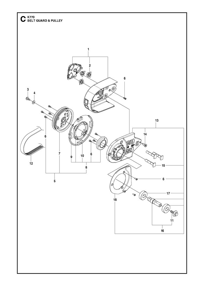 Husqvarna 588470403 onderdelentekening - positie 5