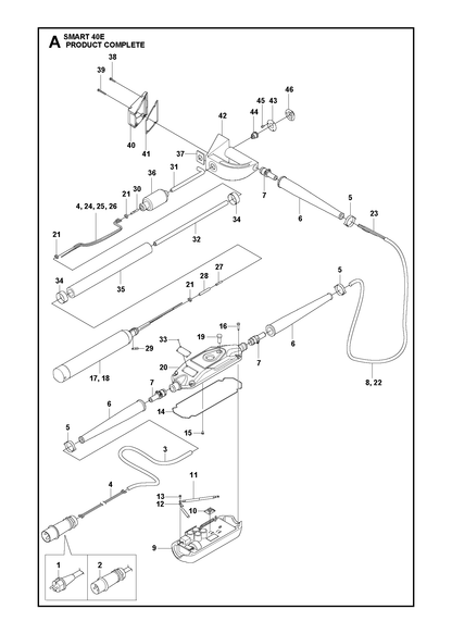Husqvarna 594380301 onderdelentekening - positie 37