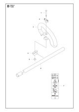 Husqvarna 587889218 onderdelentekening - positie 7
