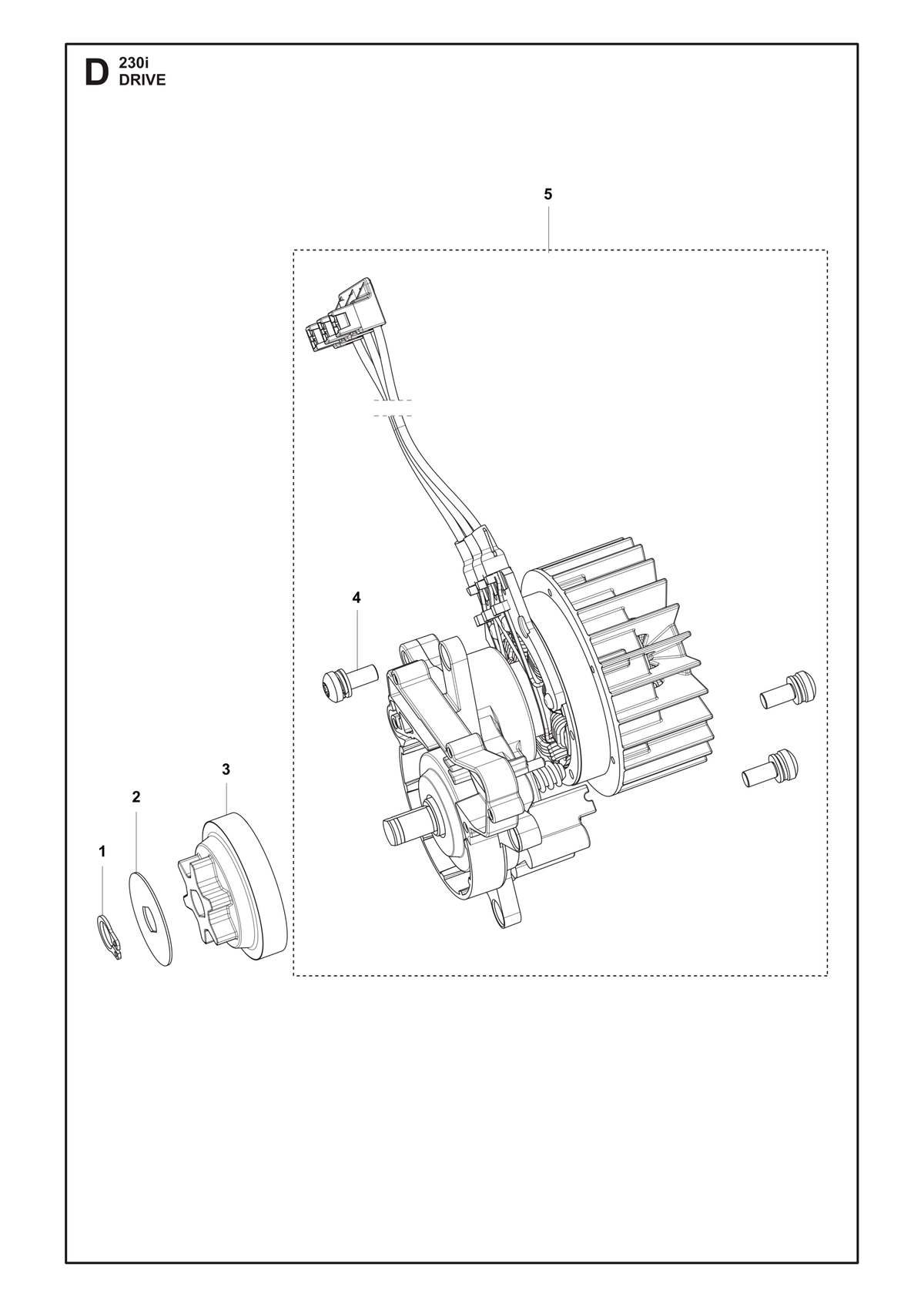 Husqvarna 586902802 onderdelentekening - positie 4