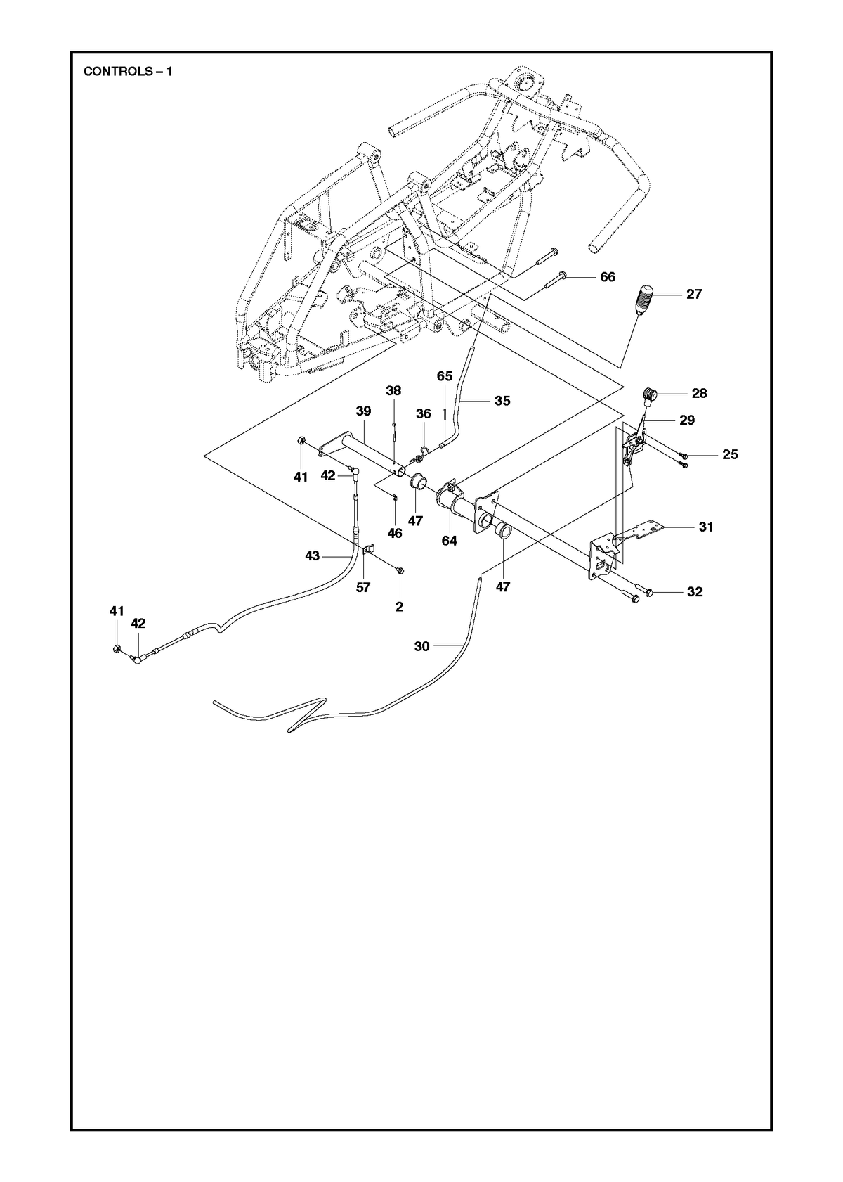 Husqvarna 574411104 onderdelentekening - positie 43
