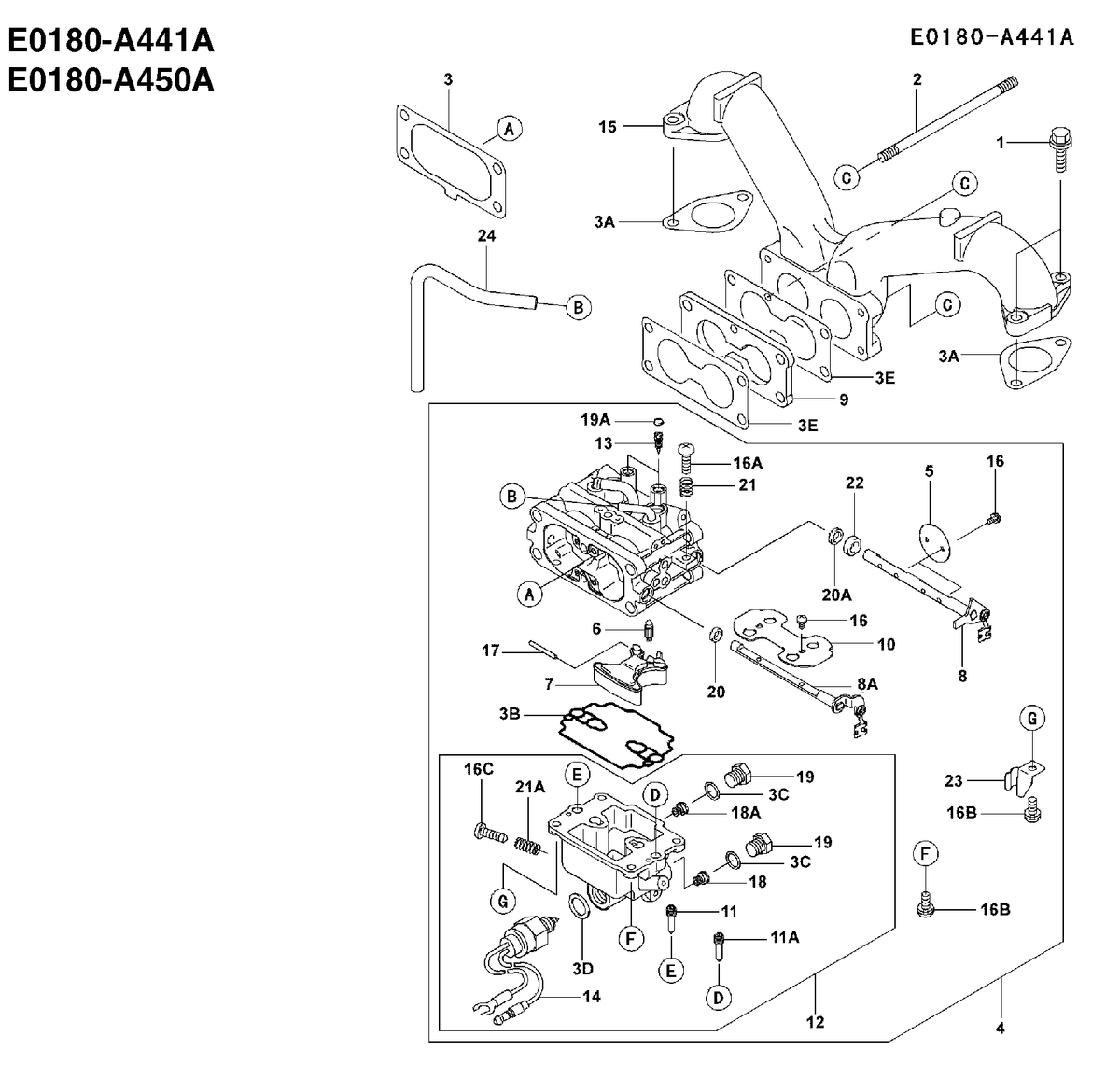 Husqvarna 535414543 onderdelentekening - positie 4