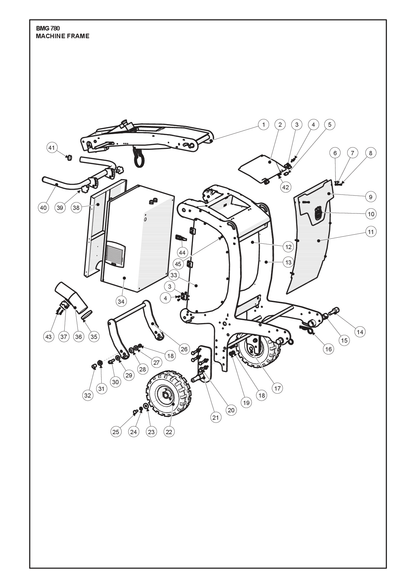 Husqvarna 534552701 onderdelentekening - positie 34