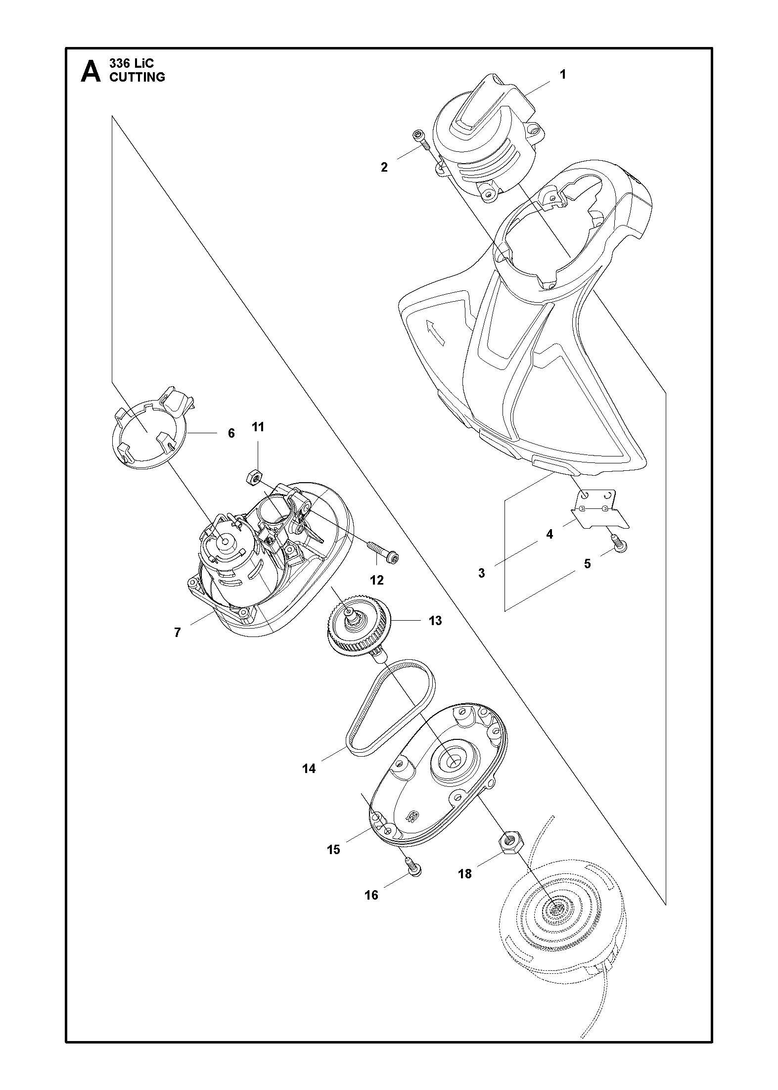 Husqvarna 501693901 onderdelentekening - positie 7
