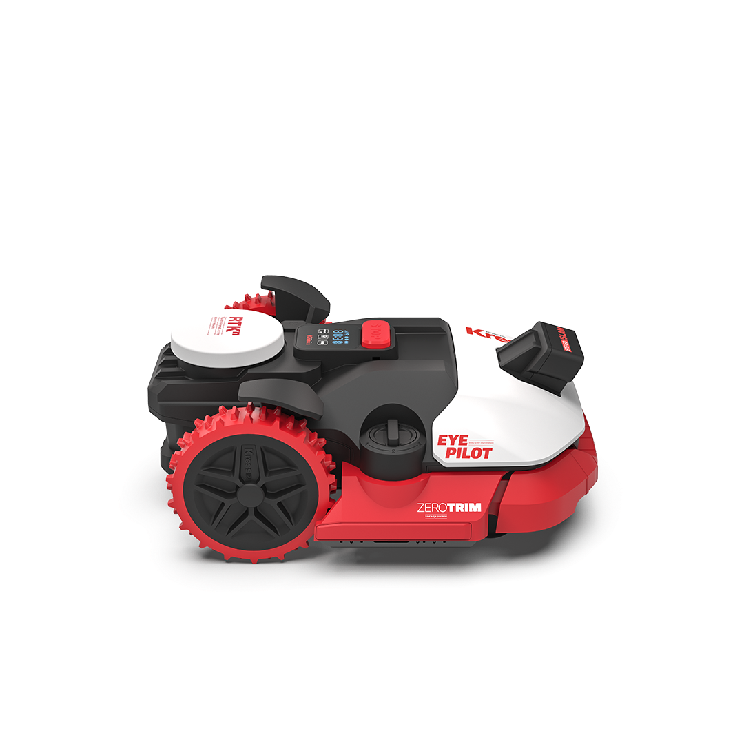 Kress KR271E RTK Robotmaaier 1500 mb2 met EyePilot en ZeroTrim-keizers.nu