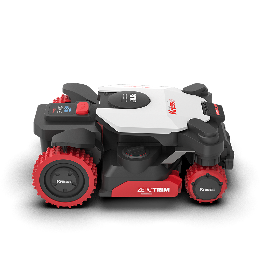 Kress KR285E EyePilot 4×4 RTKⁿ robotmaaier (5000 m²) met ZeroTrim-keizers.nu