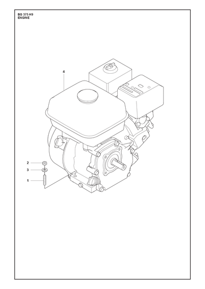 Husqvarna 595182601 onderdelentekening - positie 3