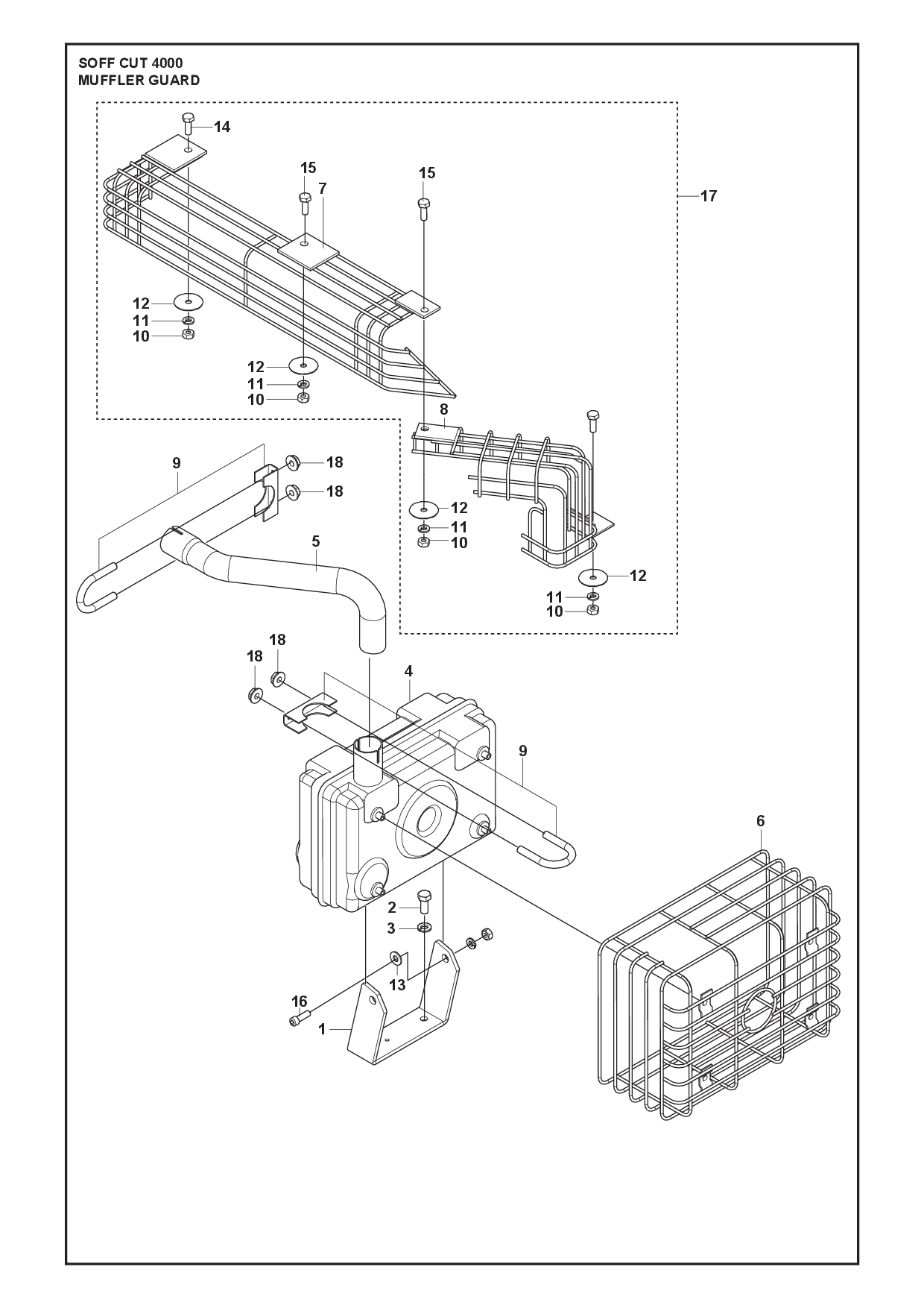 Husqvarna 505835801 onderdelentekening - positie 4