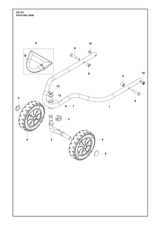 Husqvarna 504051301 onderdelentekening - positie 9