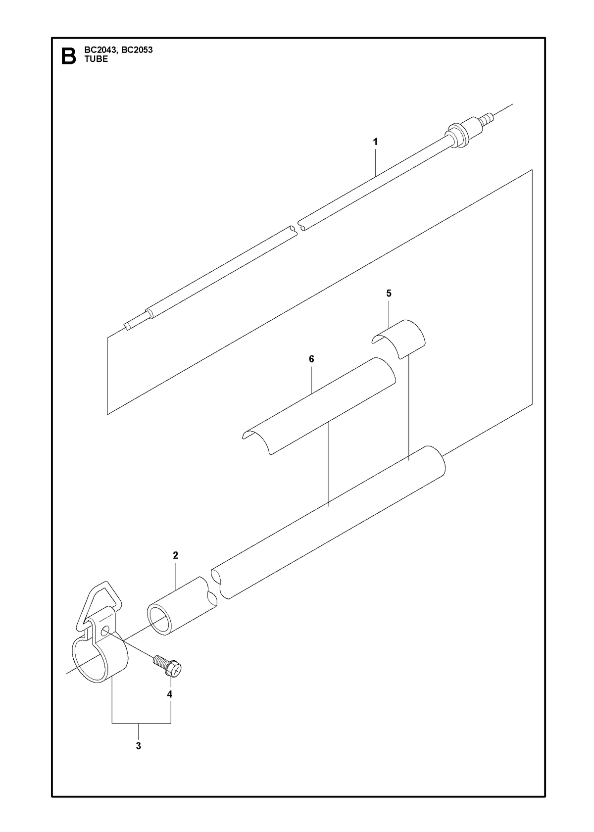 Husqvarna 523097001 onderdelentekening - positie 2