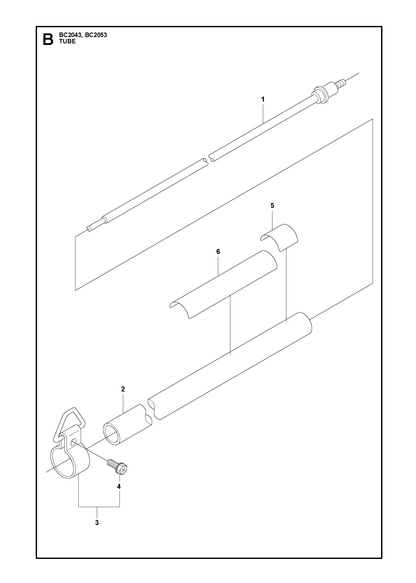 Husqvarna 523096901 onderdelentekening - positie 1