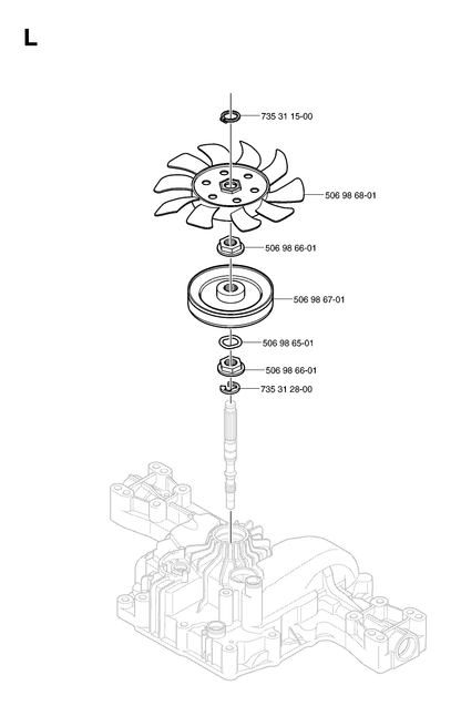 Husqvarna 506986701 onderdelentekening - positie 4