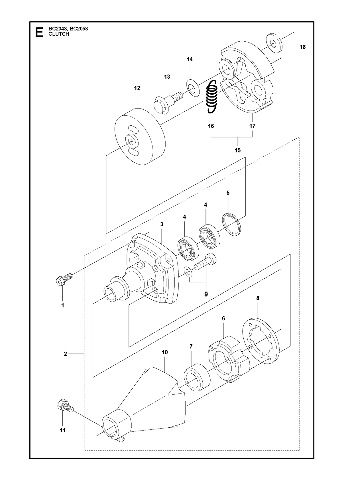 Husqvarna 523102101 onderdelentekening - positie 13