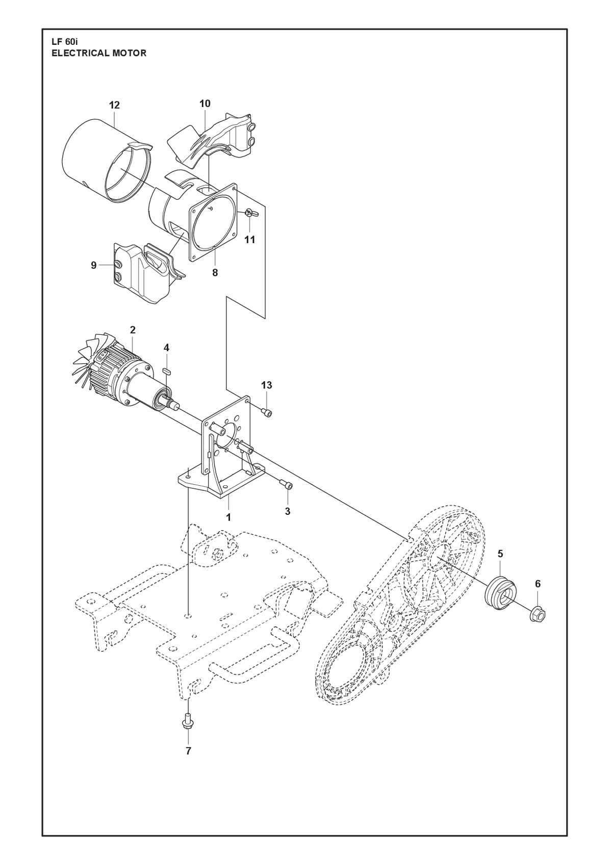 Husqvarna 595347801 onderdelentekening - positie 13