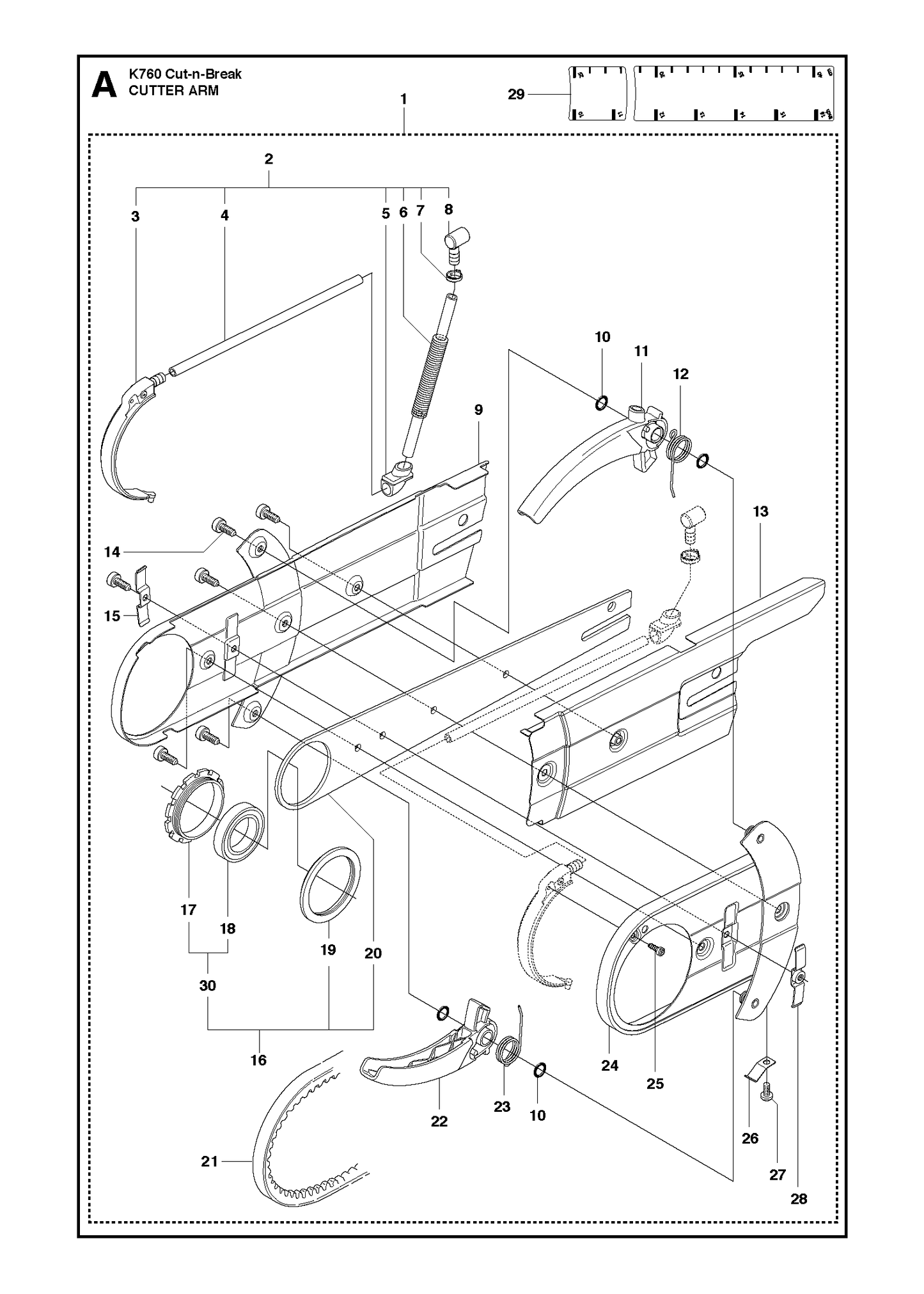 Husqvarna 506352702 onderdelentekening - positie 6