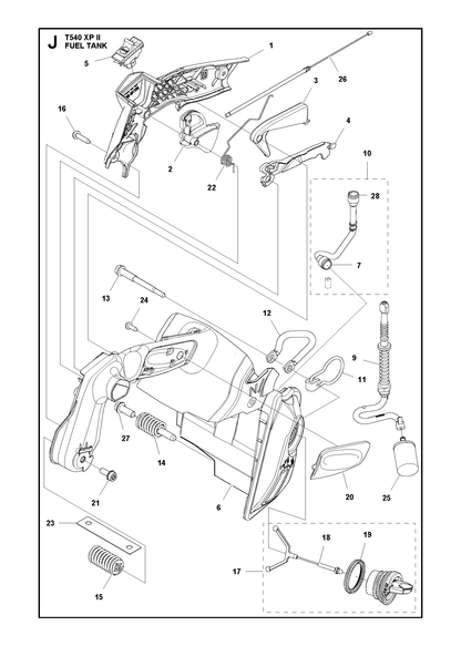 Husqvarna 588692201 onderdelentekening - positie 14