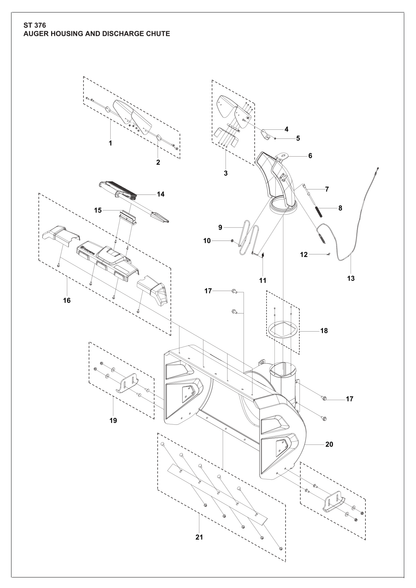 Husqvarna 547725182 onderdelentekening - positie 16