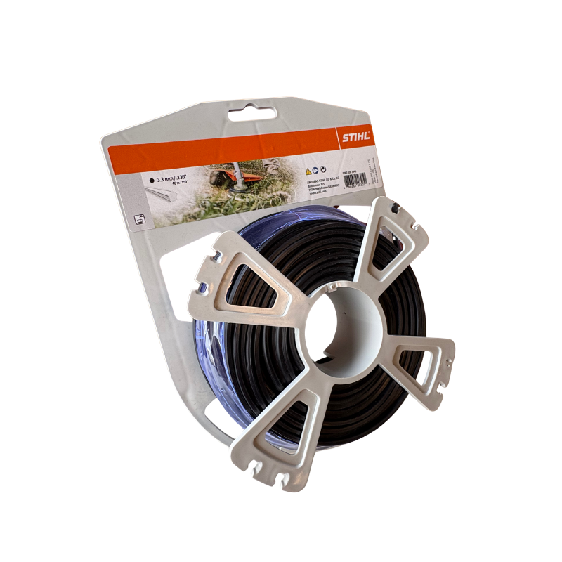 STIHL Maaidraad 5-hoekig Ø 3,3 mm x 46,0 m zwart