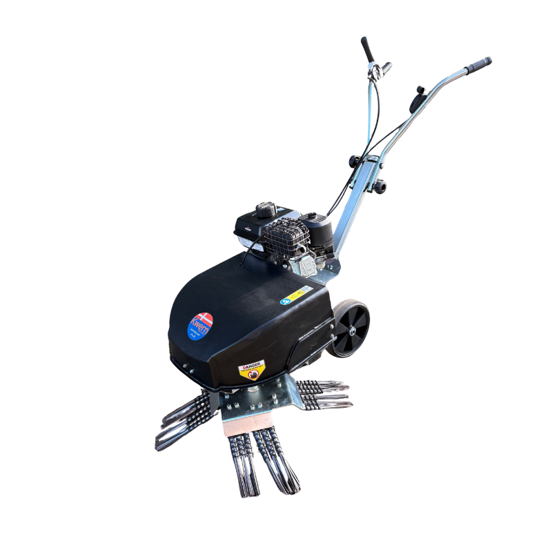 Kwern Greenbuster Pro III Benzine Onkruidborstelmachine - 24 borstels - Tweedekansje