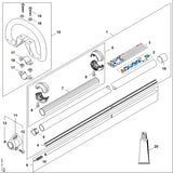 STIHL LA017107115 Steel 25,5 mm positie 1 technische tekening