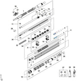 STIHL 4182-716-0320 Moer positie 22 technische tekening