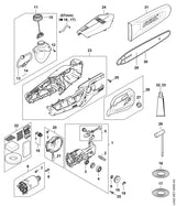 STIHL LA029519706 Bout positie 8 technische tekening