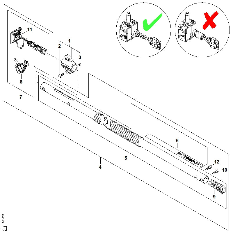 STIHL LA037107110 Steel positie 4 technische tekening
