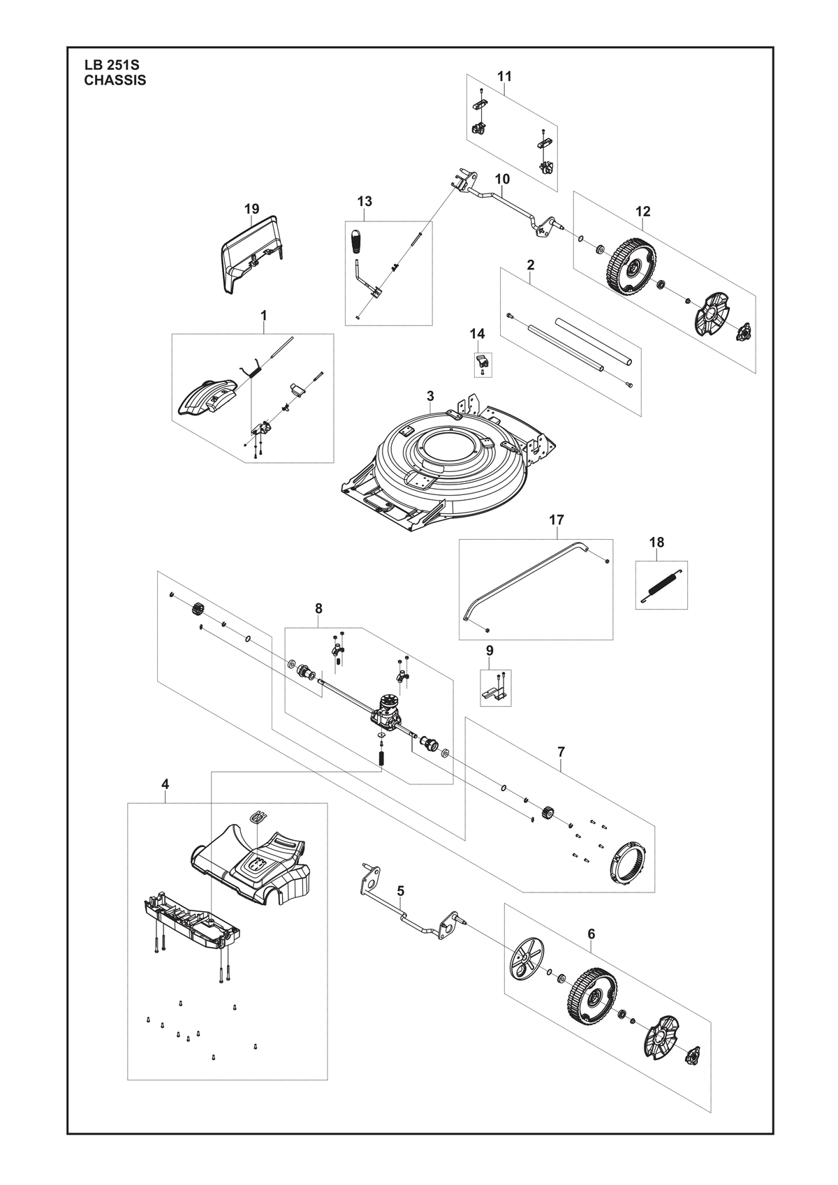 Husqvarna 547084301 onderdelentekening - positie 8